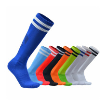 factory knee high colorful anti-slip socks football socks in stock